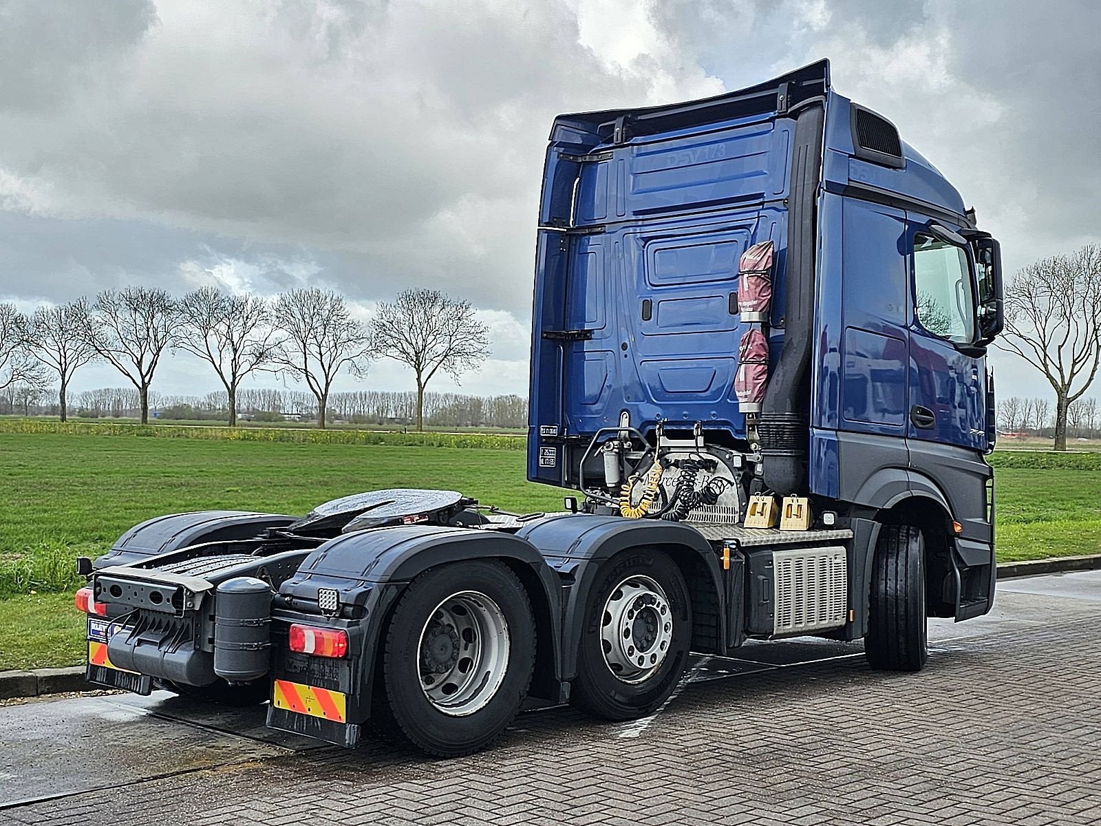 MERCEDES-BENZ ACTROS 2545 LS 6x2 streamline mp5, Auto's, Automaat, Euro 6, Blauw, Stoelverwarming