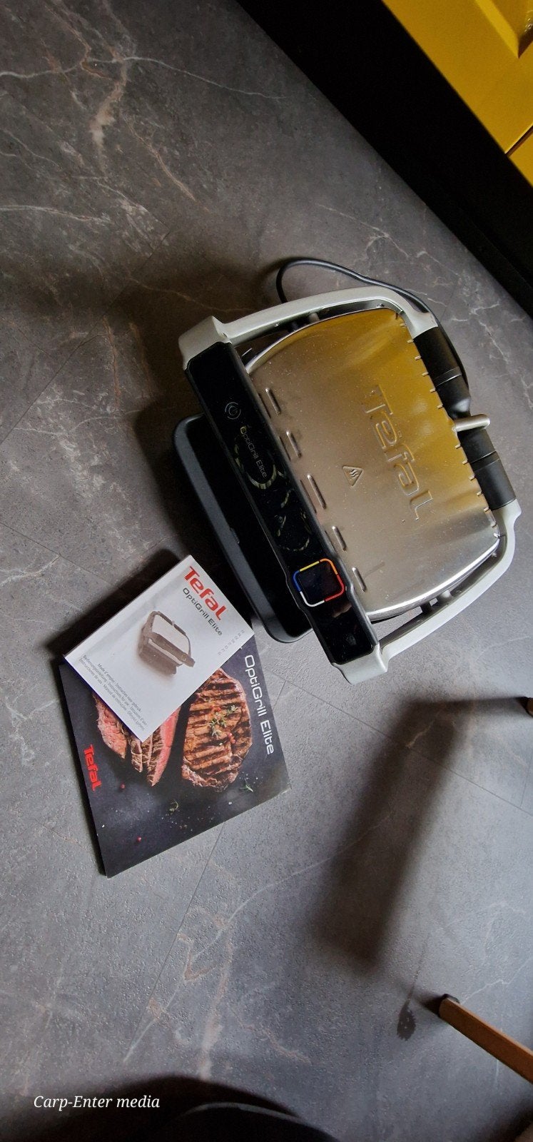 Tefal OptiGrill Elite Contactgrill - Zo goed als nieuw, Witgoed en Apparatuur, Ophalen, Uitneembare platen, Zo goed als nieuw