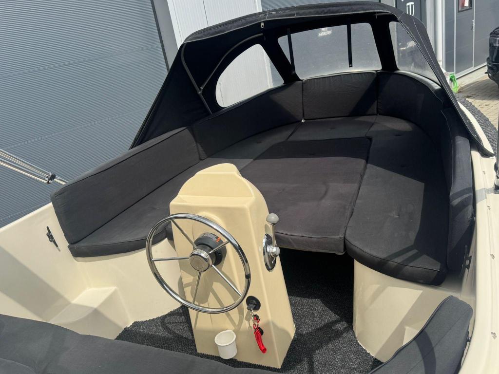 Liberty 550 Tender Sloep Compleet incl. Mercury 15PK 4-takt, 10 tot 30 pk, Gebruikt, Liberty, Wfwatersport@botenverhuurhoorn.nl
