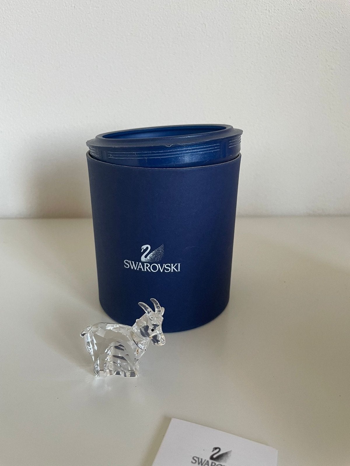 Swarovski Zodiac Geit Kristal Figuur, Verzamelen, Swarovski, Ophalen of Verzenden, Zo goed als nieuw, Figuurtje