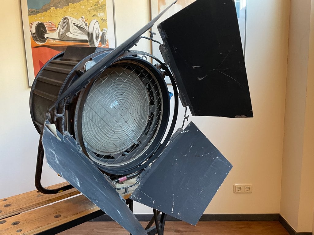 Theater lamp 5 kW XL vintage industrieel, Huis en Inrichting, Overige merken, Gebruikt, Zwart, Vintage