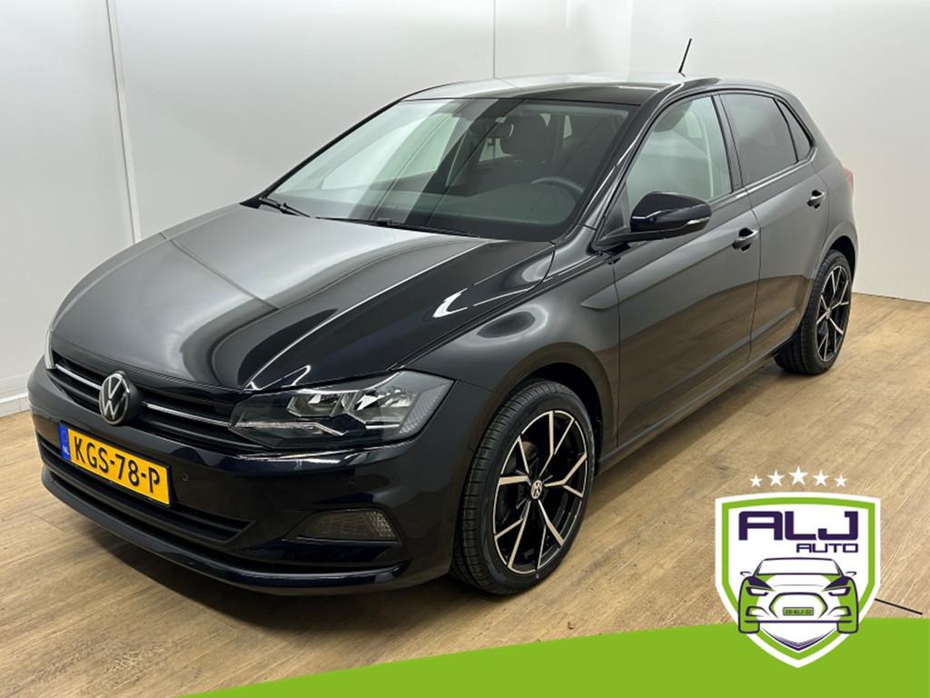 Volkswagen POLO Occasion 1.0 TSI R-Line | Zwart | Tweedehand, Auto's, Stof, Gebruikt, 95 pk, 1096 kg