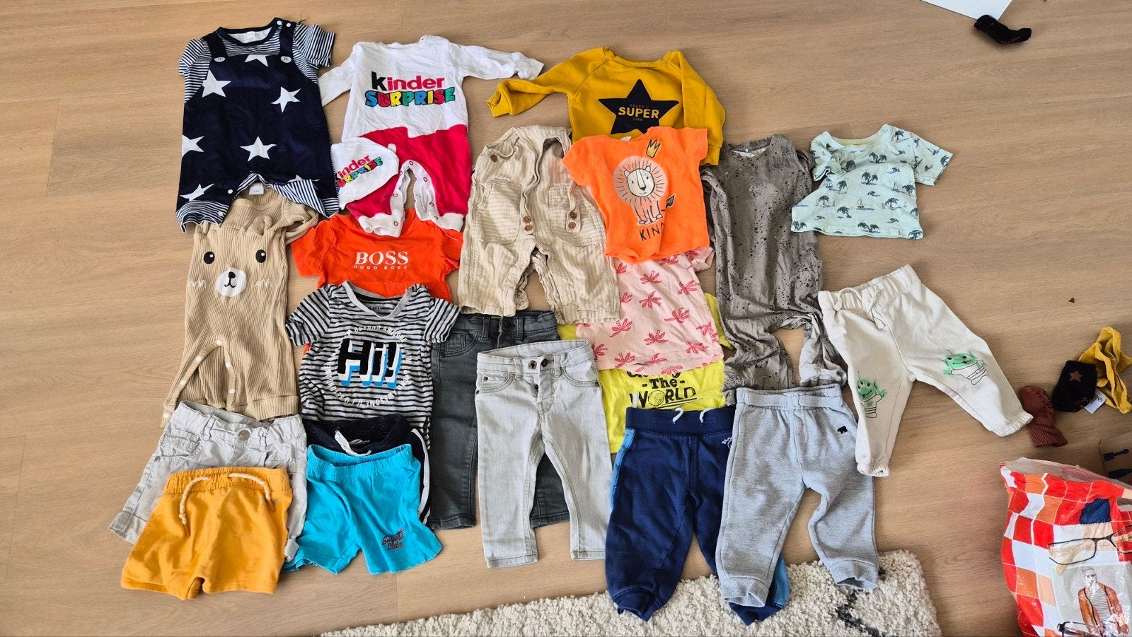 Babykleding pakket maat 62-80: Hugo Boss, Primark e.a., Ophalen of Verzenden, Gebruikt, Hugo Boss, Primark, Jongetje