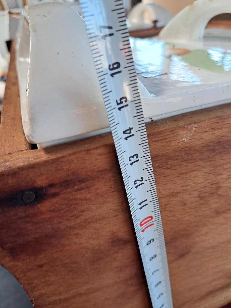 Houten kruidenkast met 12 keramieken lades  CS27305, Ophalen