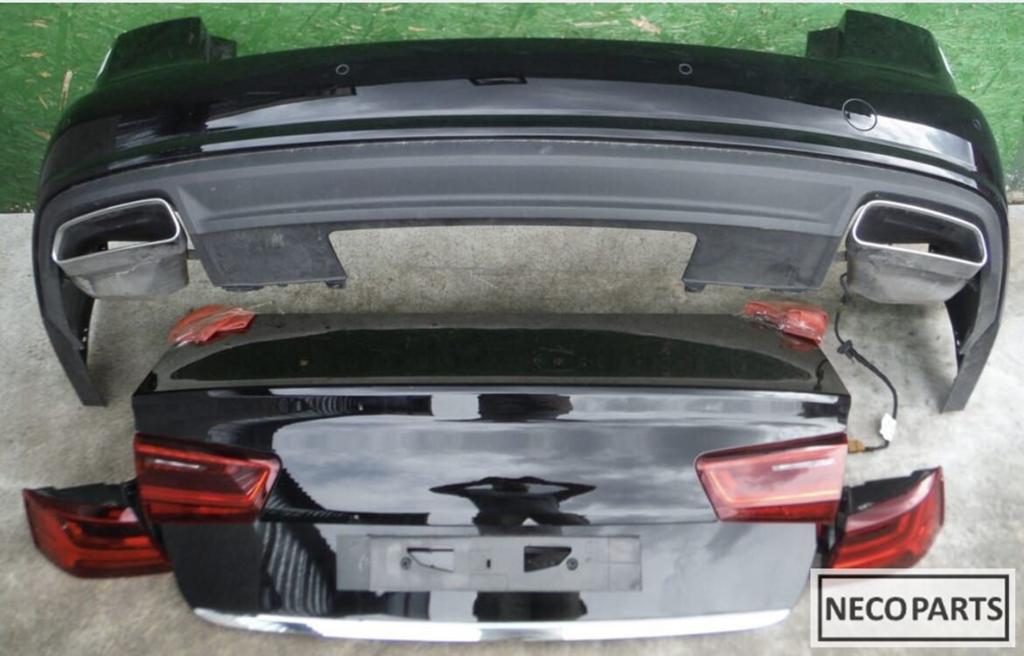 AUDI A6 C7 4G FACELIFT SEDAN ACHTERKLEP BUMPER ACHTERLICHT, Gebruikt, -, -, -