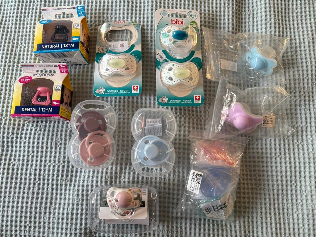 14 nieuwe speentjes, Kinderen en Baby's, Babyvoeding en Toebehoren, Ophalen, Nieuw, Overige typen