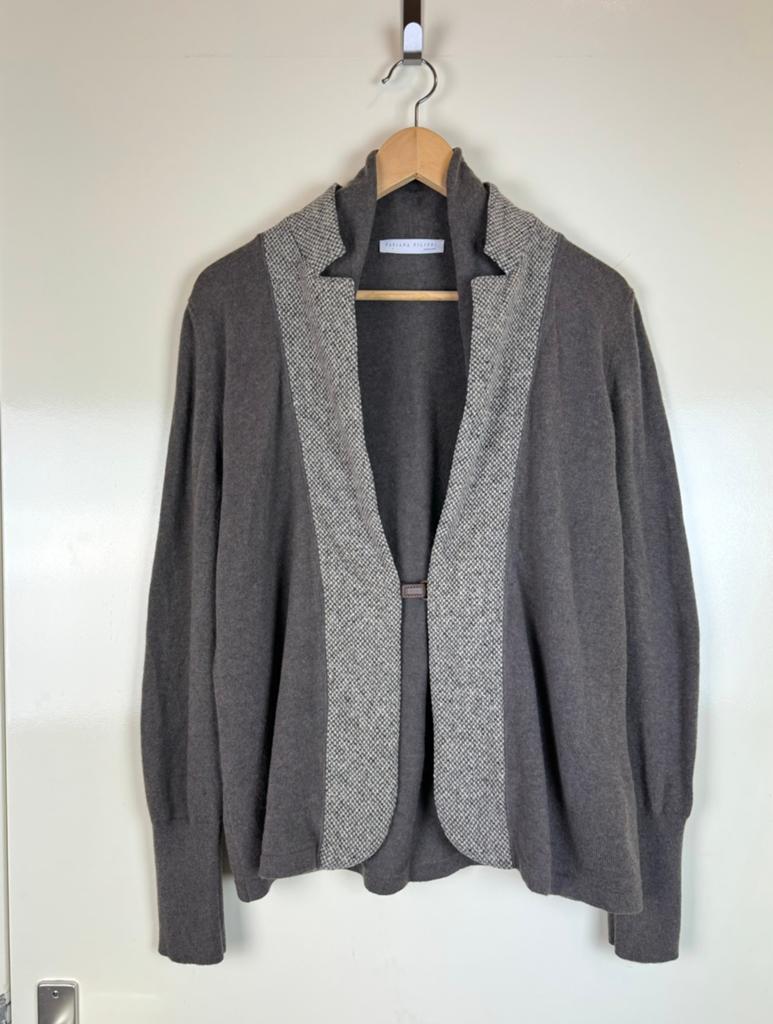 FABIANA FILIPPI Cardigan Vest Sweater Cashmere Wool Silk XXL, Kleding | Dames, Ophalen of Verzenden, Gedragen, Maat 46/48 (XL) of groter