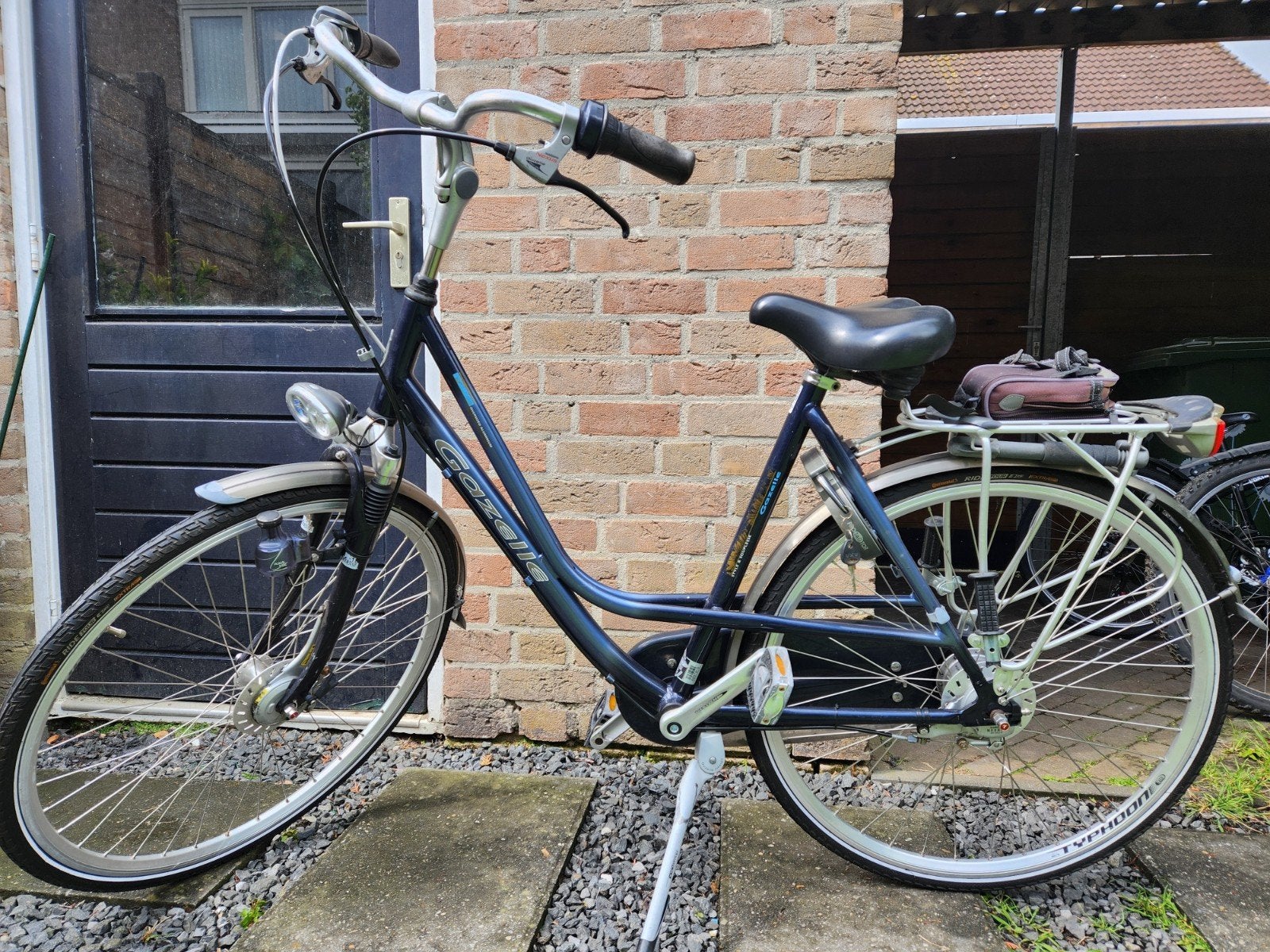 Gazelle city bike 28", Ophalen, Gebruikt, Versnellingen, 56 cm of meer