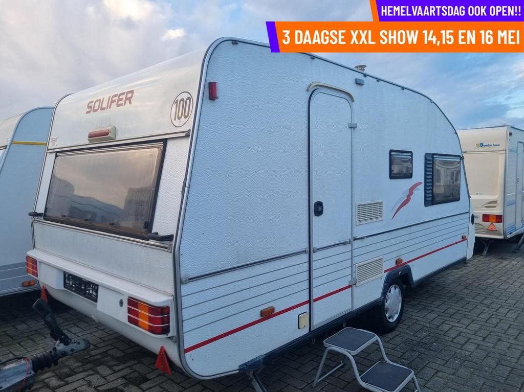 SOLIFER - HEMELVAART OPEN! RUIM 200 CARAVANS OP VOORRAAD, Caravans en Kamperen, Solifer, Bedrijf, 6 tot 7 meter, Radio