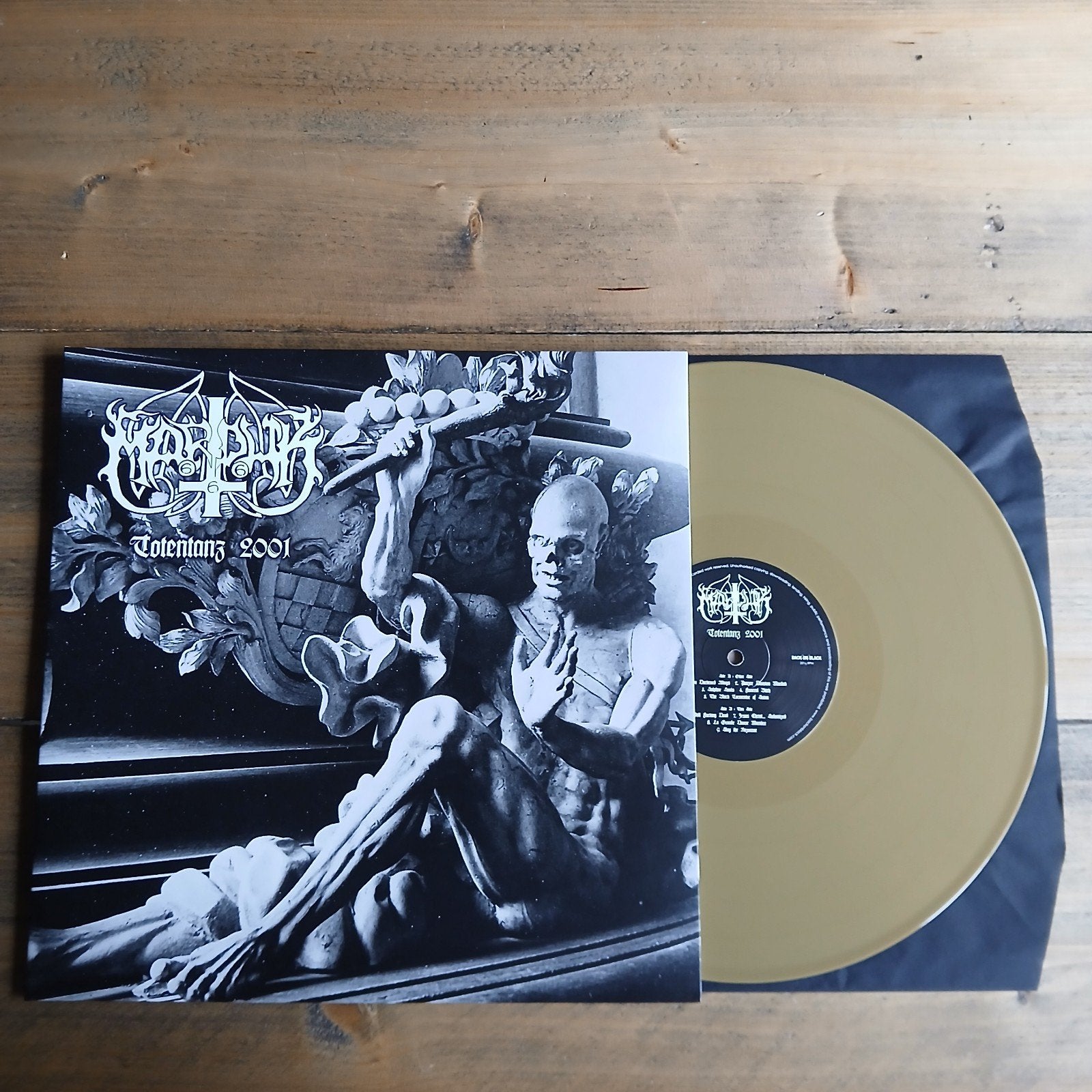 🔴 Marduk ☆ Totentanz 2001 • LP (Goud Vinyl), LP, Beschermende buitenhoes, Ophalen of Verzenden, Zo goed als nieuw