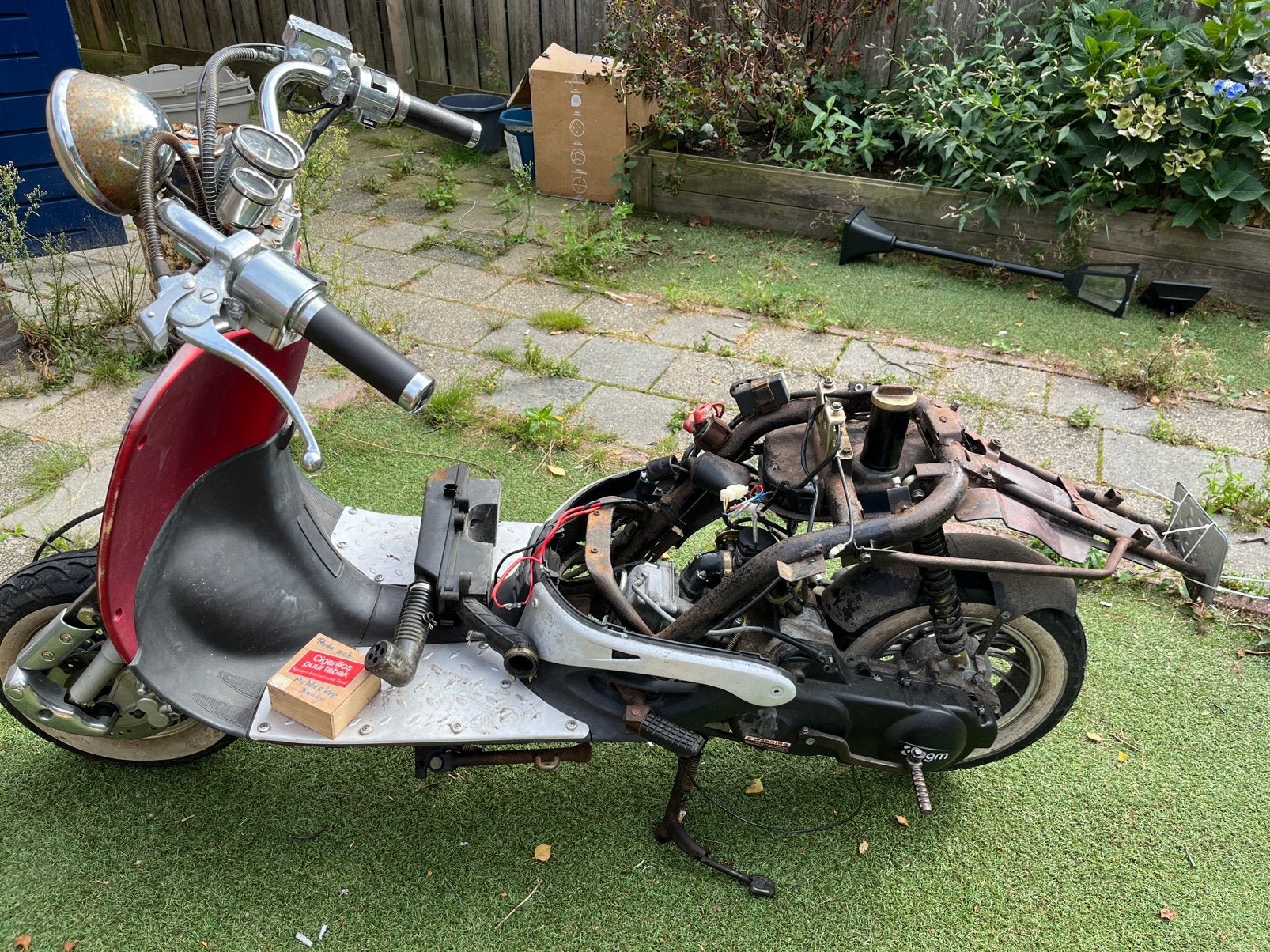Scooter agm retro extra, Ophalen, Gebruikt, Overige typen, Overige merken