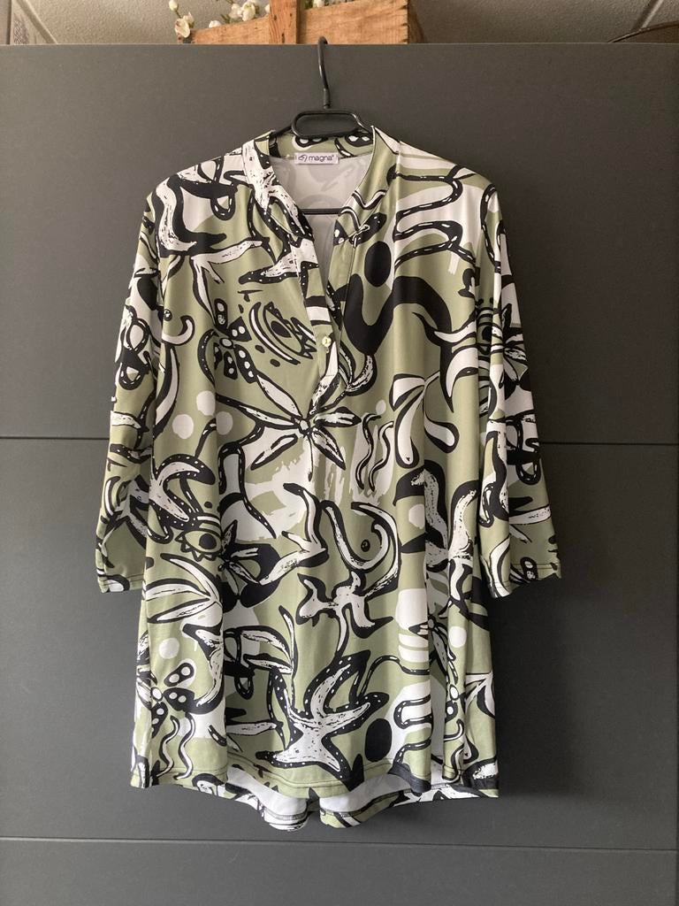 Magna top 44/46, Maat 46/48 (XL) of groter, Ophalen of Verzenden, Lange mouw, Gedragen