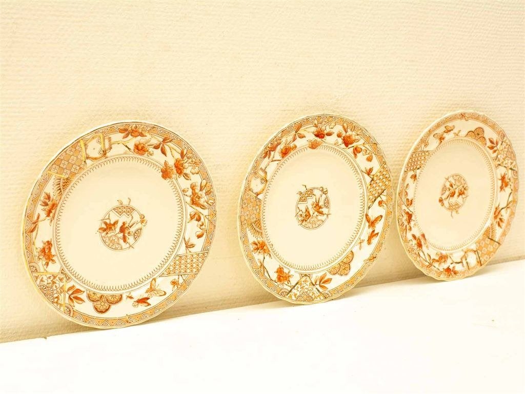3 victoria platte borden 31131, Gebruikt, Ophalen of Verzenden, Bord(en), Wedgwood