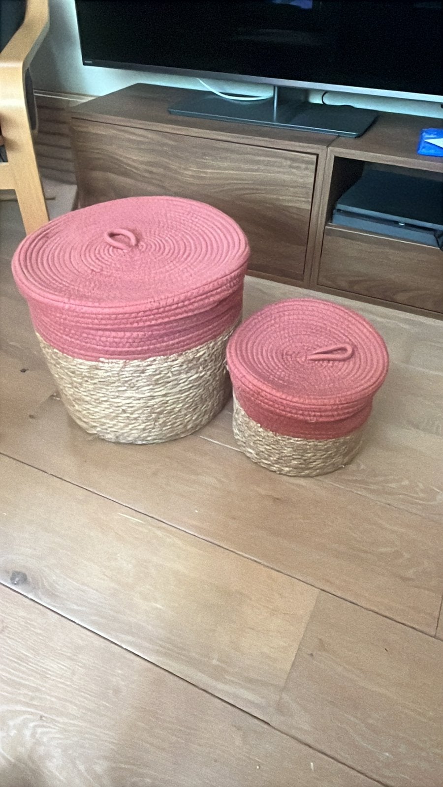 Wasmanden of leuke mandjes, Ophalen, Gebruikt, Mand, Rond
