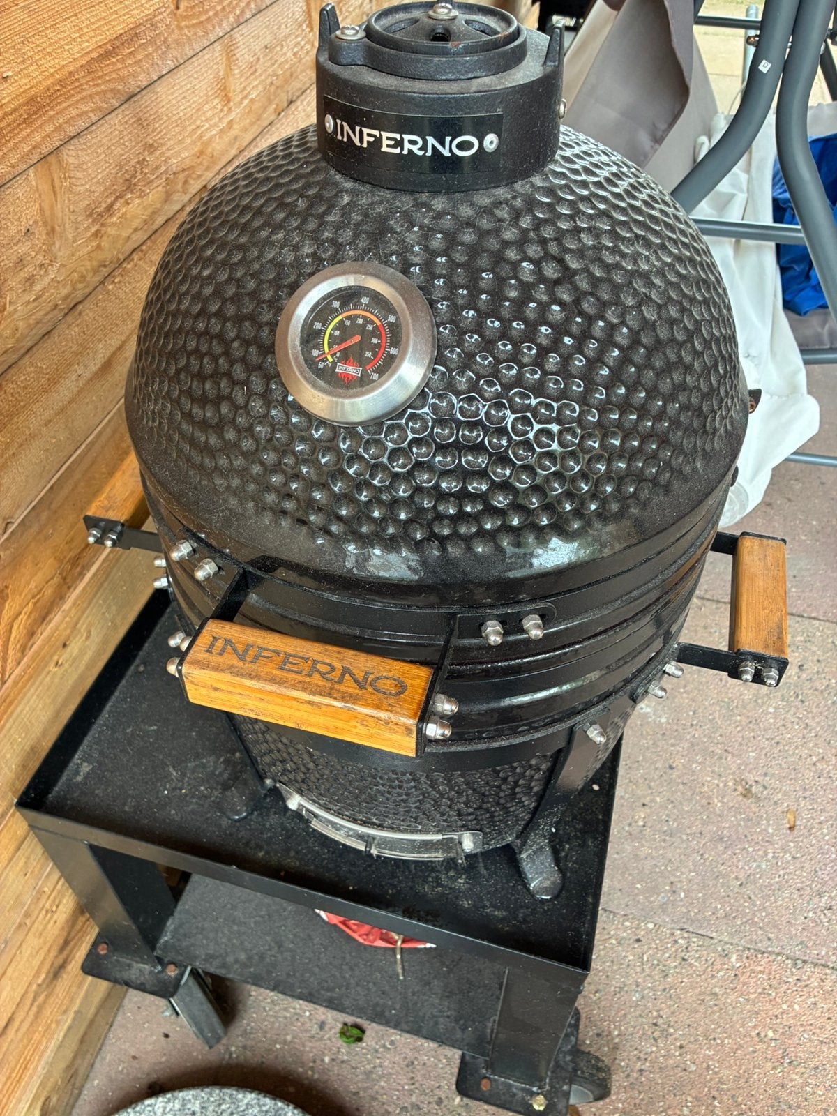 Egg bbq, Ophalen, Zo goed als nieuw