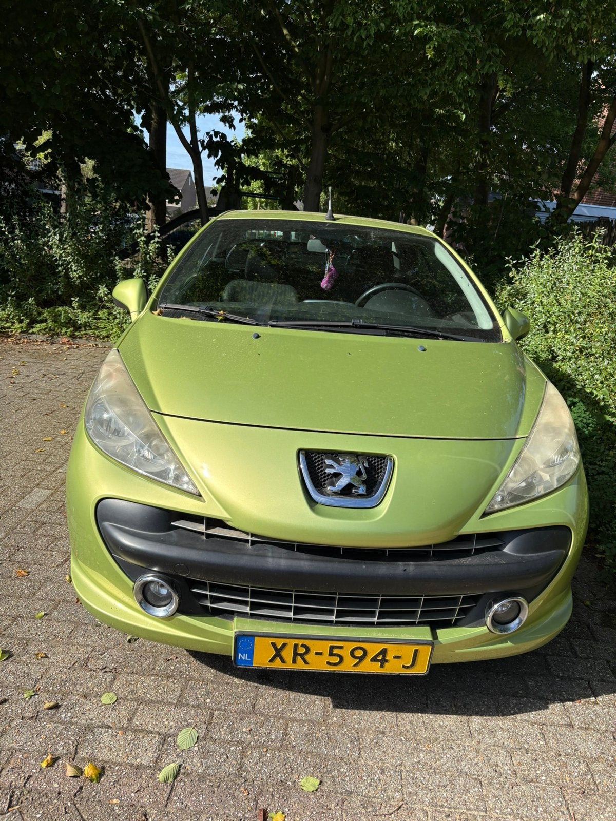 Peugeot 207 1.6 16V CC 88KW 2007 Groen, Voorwielaandrijving, 15 km/l, 4 cilinders, Cabriolet
