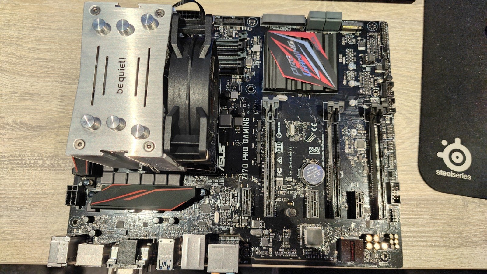 Z170 Pro Gaming Moederbord met i5-6600k en Be Quiet! Koeler, Gebruikt, LGA 1151, DDR4, Ophalen of Verzenden