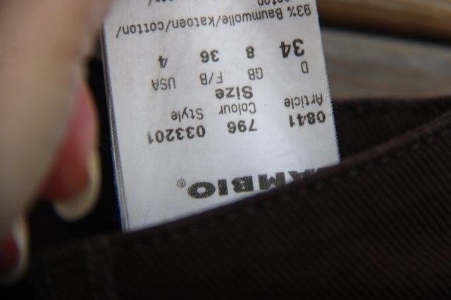 Broek bruin fijn rib Cambio mt 34 ( Valt als 38) Vaste P OPR, Kleding | Dames, Broeken en Pantalons, Maat 38/40 (M), Cambio, Bruin