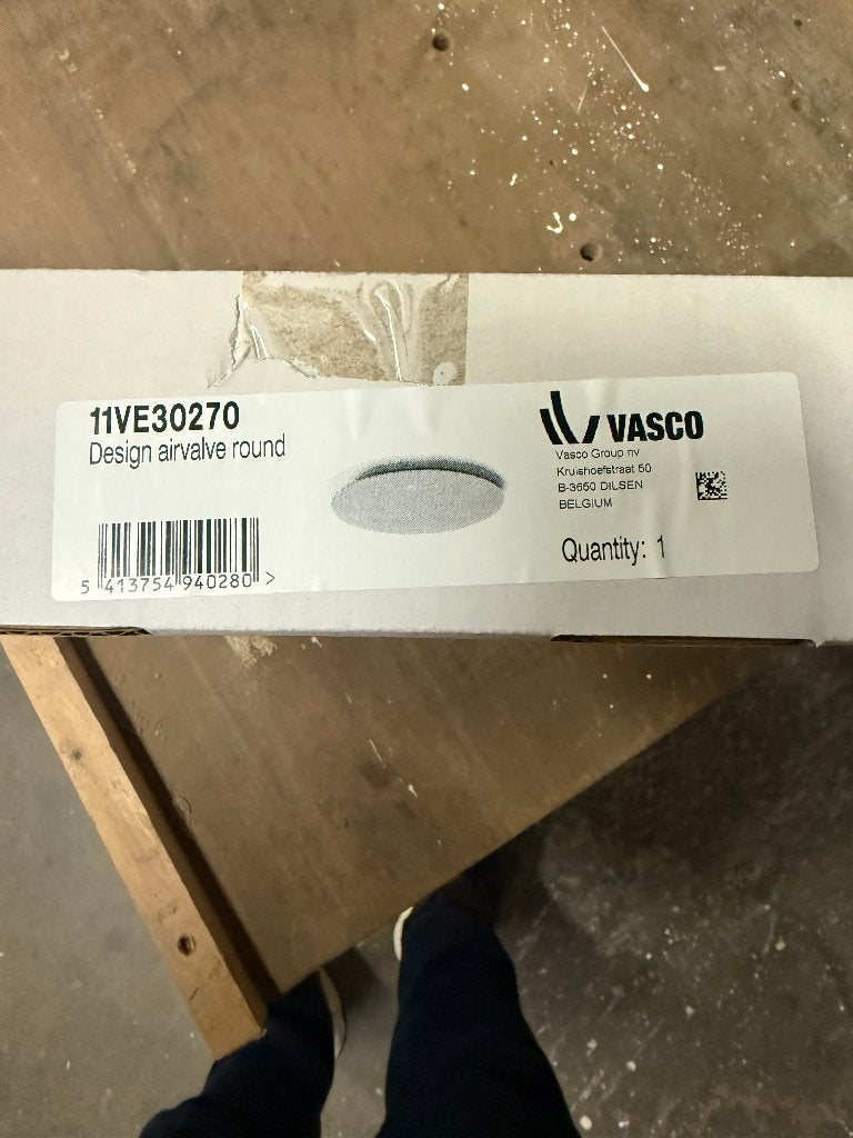 Vasco ventilatierooster instelbaar voor WTW of MV, Ophalen of Verzenden, Nieuw, Ventilator