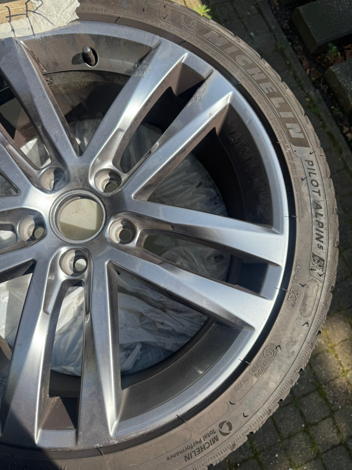 Michelin Pilot Alpin 5 met Velgen van Golf 7.5 GTI, Ophalen, Zo goed als nieuw