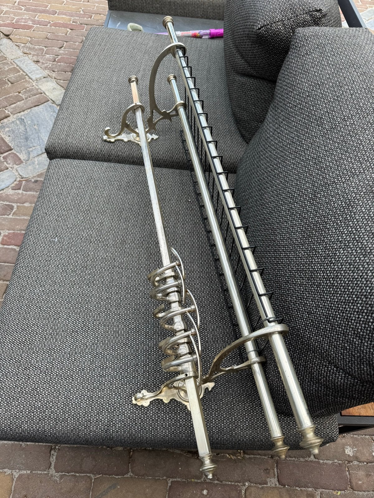 Klassieke Rivièra Maison Stijl Wandkapstok - 10 Haken, Wandkapstok, Gebruikt, Ophalen of Verzenden, Minder dan 100 cm