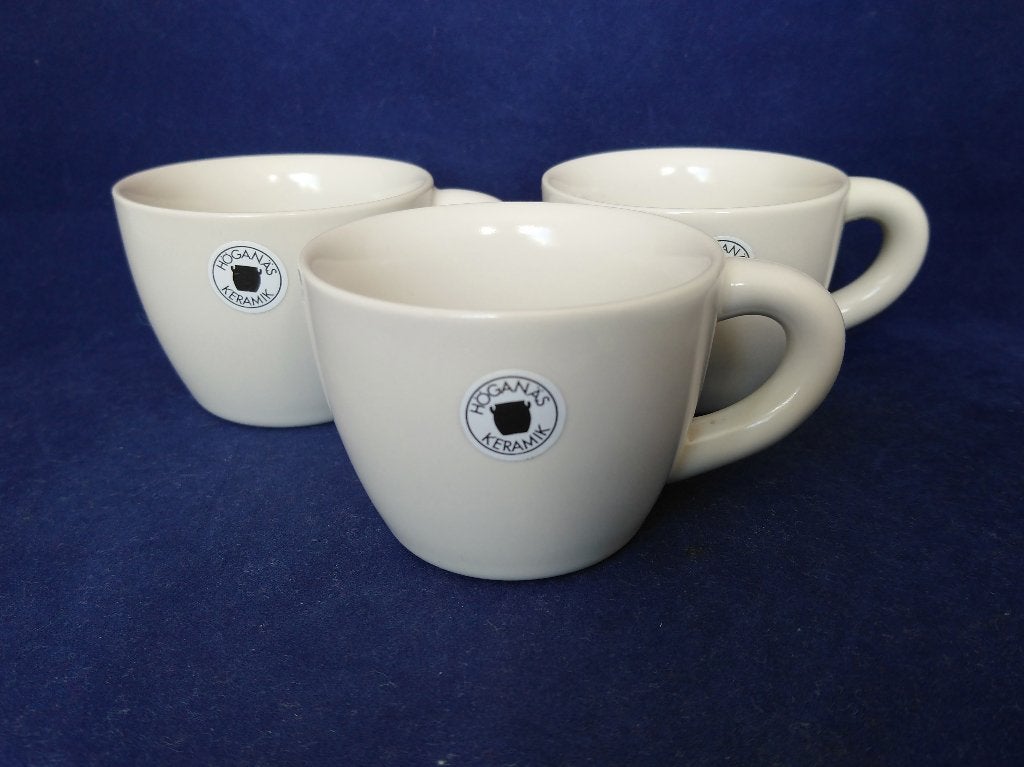 Höganäs Svensk form Sedan 1909 - 3 NIEUWE espressokopjes, Keramiek, Nieuw, Ophalen of Verzenden, Overige stijlen
