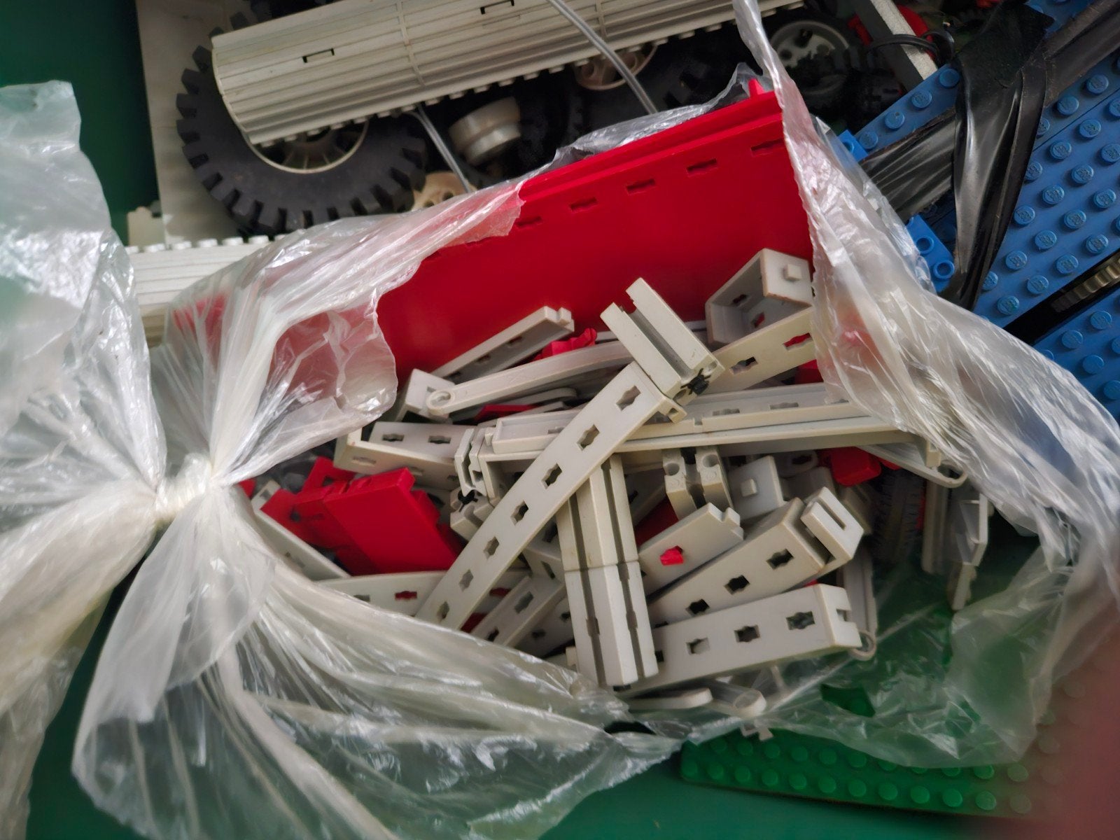 Grote partij Technisch LEGO en platen, Gebruikt, Inclusief minifiguren, Lego, Ophalen of Verzenden