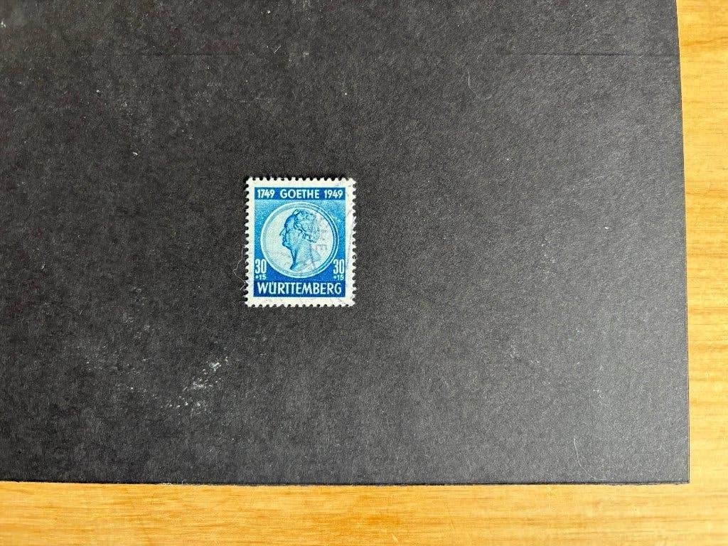 Bezetting Württemberg Michel no. 46, Postzegels en Munten, Ophalen of Verzenden, Overige periodes, Gestempeld