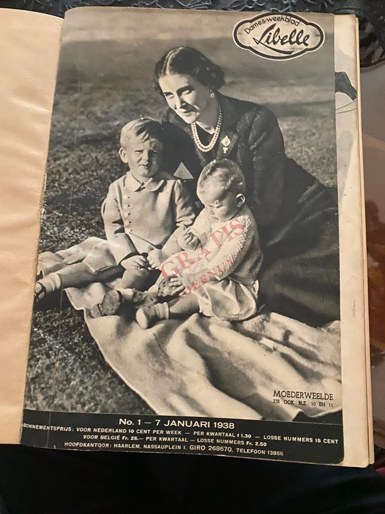 Libelle ingebonden jaargang 1938 - Zeldzaam damesblad, Ophalen of Verzenden