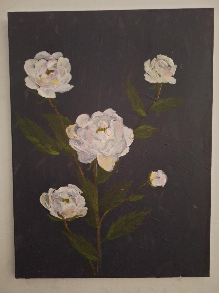 White Roses Oil Painting, Ophalen