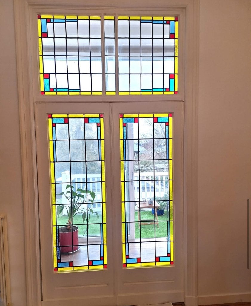 Glas in lood ramen op maat, Ophalen of Verzenden, Nieuw, Glas