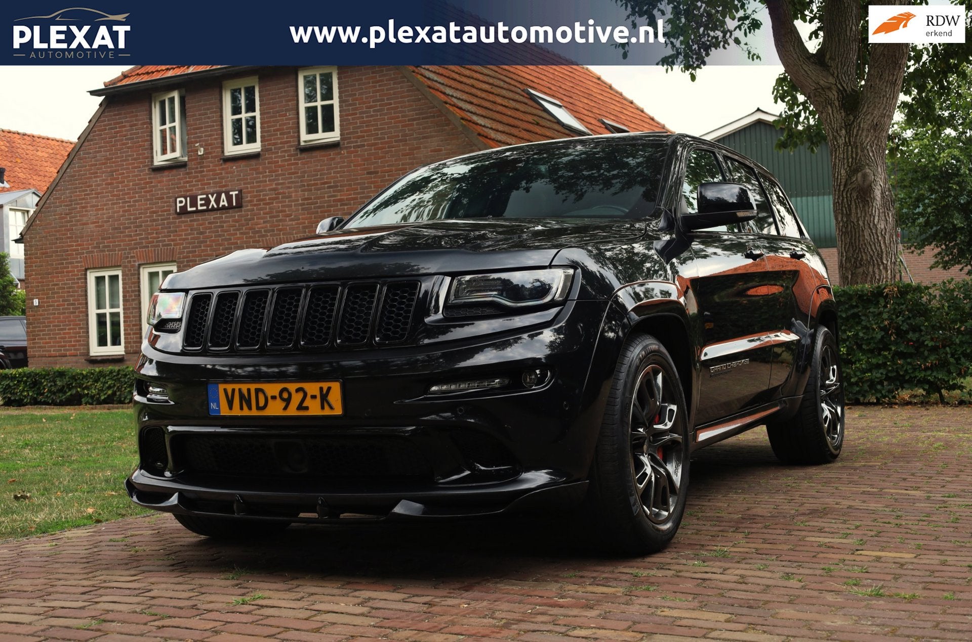 Jeep Grand Cherokee 6.4 V8 SRT8 Aut. | Grijs Kenteken | LPG-, Gebruikt, Zwart, Leder, Bedrijf