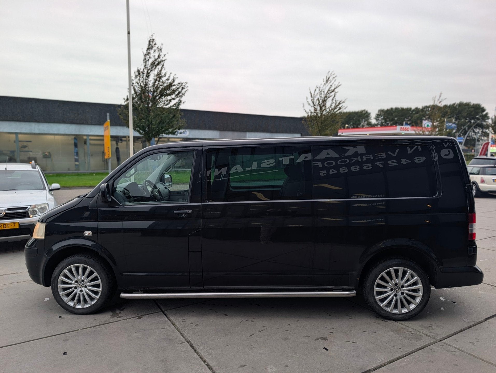 Volkswagen Transporter 2.5 TDI 340 Trendline - Dubbele Cabin, Stof, Gebruikt, Zwart, Volkswagen