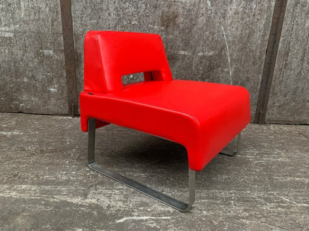 Fauteuil Rono van Almachair nu EXTRA LAGE PRIJS - € 100,-, Ophalen of Verzenden, Nieuw, Leer