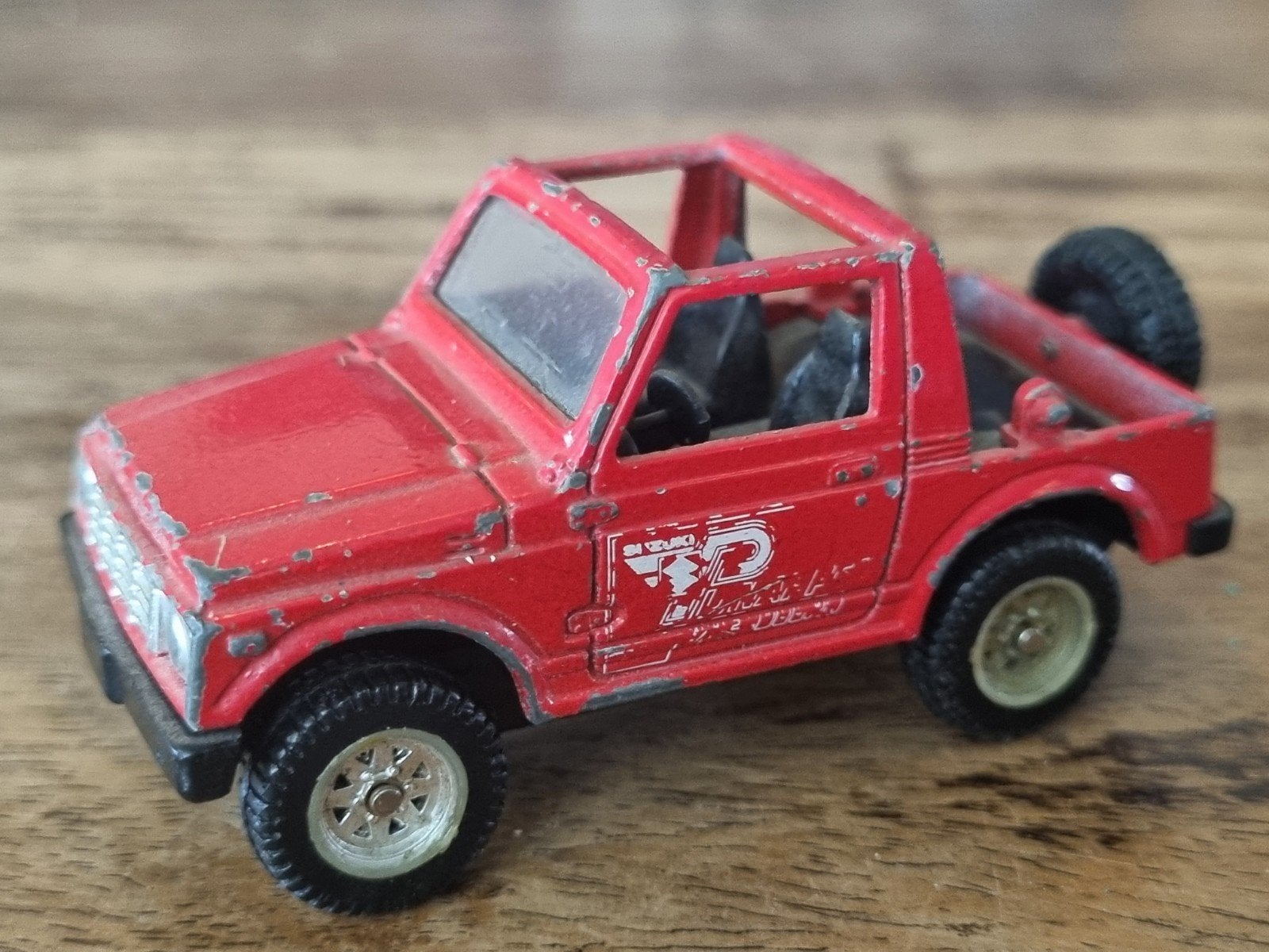Edocar Suzuki SJ410 - Rood Speelgoedauto, Ophalen of Verzenden, Gebruikt, Auto