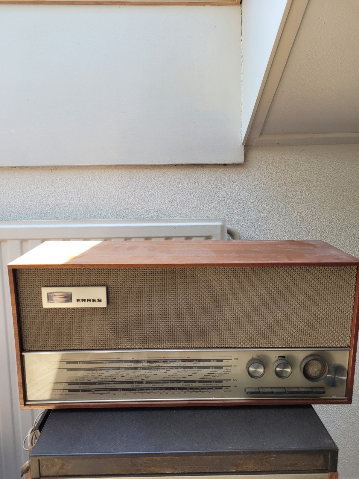 Vintage Erres Radio - Klassieke Buizenradio, Ophalen, Gebruikt, Radio