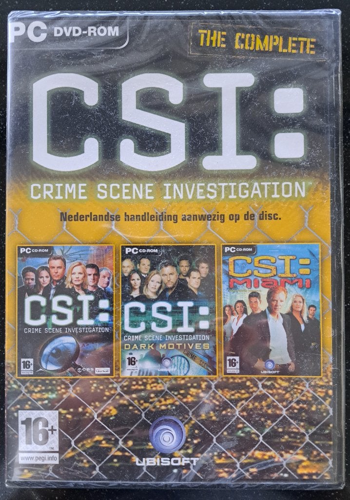 The Complete CSI (PC Dvd-rom), Cd's en Dvd's, Dvd's | Tv en Series, Nieuw in verpakking, Actie en Avontuur, Vanaf 12 jaar, Ophalen of Verzenden