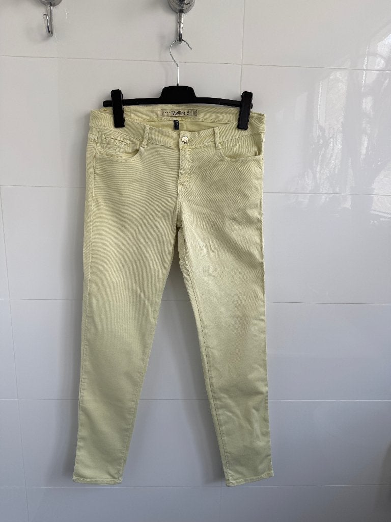 Broek Zara geel, Zara, Geel, Zo goed als nieuw, Lang