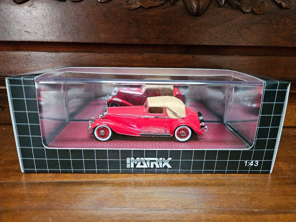 Matrix Mercedes 500K 1935 1/43 in ovp, Ophalen of Verzenden, Zo goed als nieuw, Auto, Overige merken