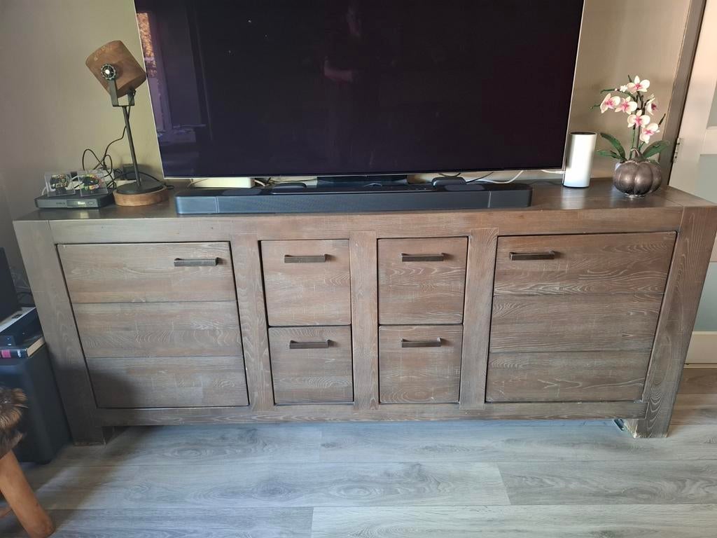 Dressoir en Kast van Henders & Hazel, Huis en Inrichting, Kasten | Dressoirs, Ophalen, Gebruikt, Met deur(en), Modern landelijk