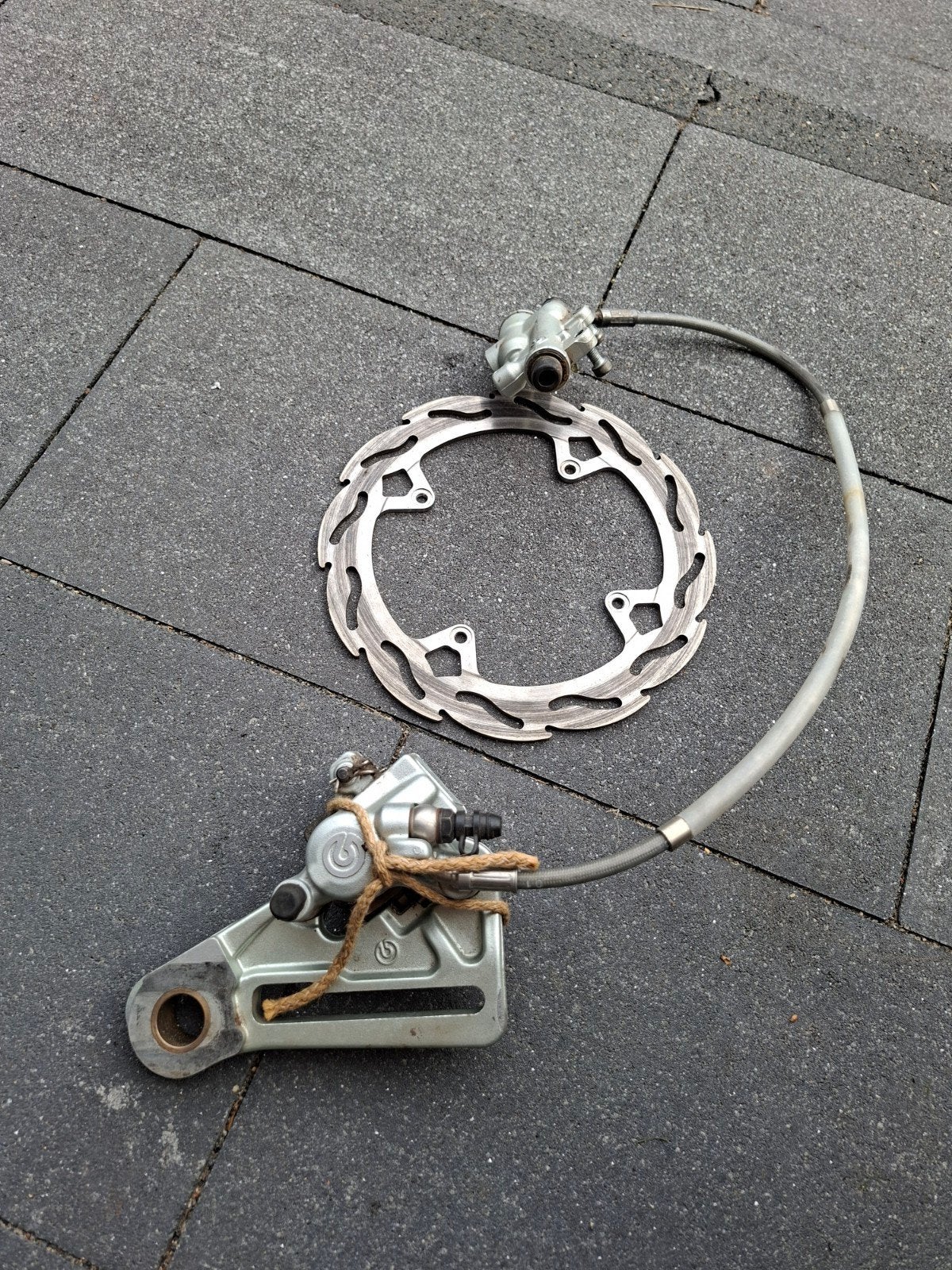 KTM/Husqvarna 85cc/125cc Brembo remschijf en remklauw set, Ophalen of Verzenden