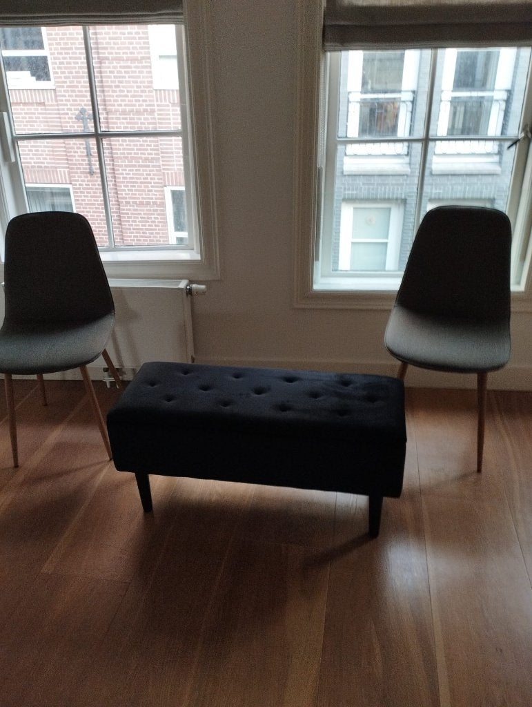 Bank, Huis en Inrichting, Ophalen, Overige materialen, Minder dan 75 cm, Tweepersoons