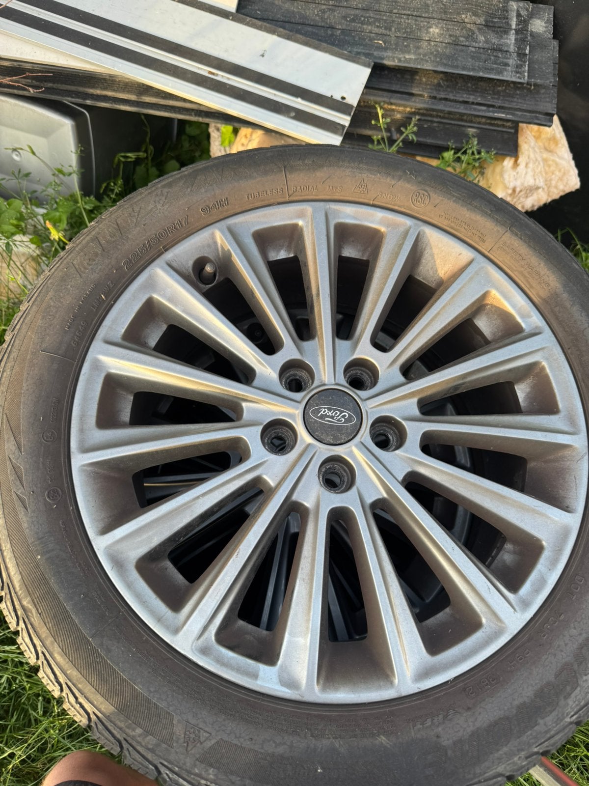Ford focus velgen met winterbanden, Ophalen