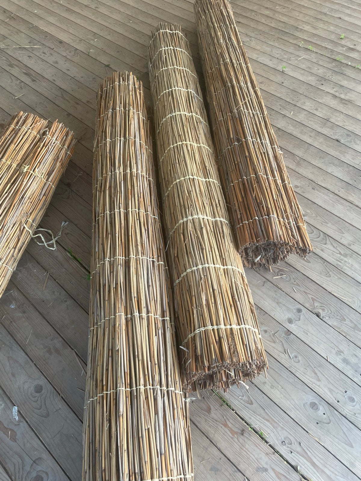 11 rietmatten voor schutting of decoratie 2x2m, Tuin en Terras, Ophalen, Overige materialen, 200 cm of meer, Minder dan 100 cm