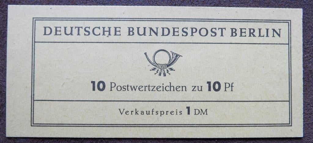 Postzegelboekje  – Deutsche Bundespost Berlin  Boekje 4b, Ophalen of Verzenden, BRD, Postfris