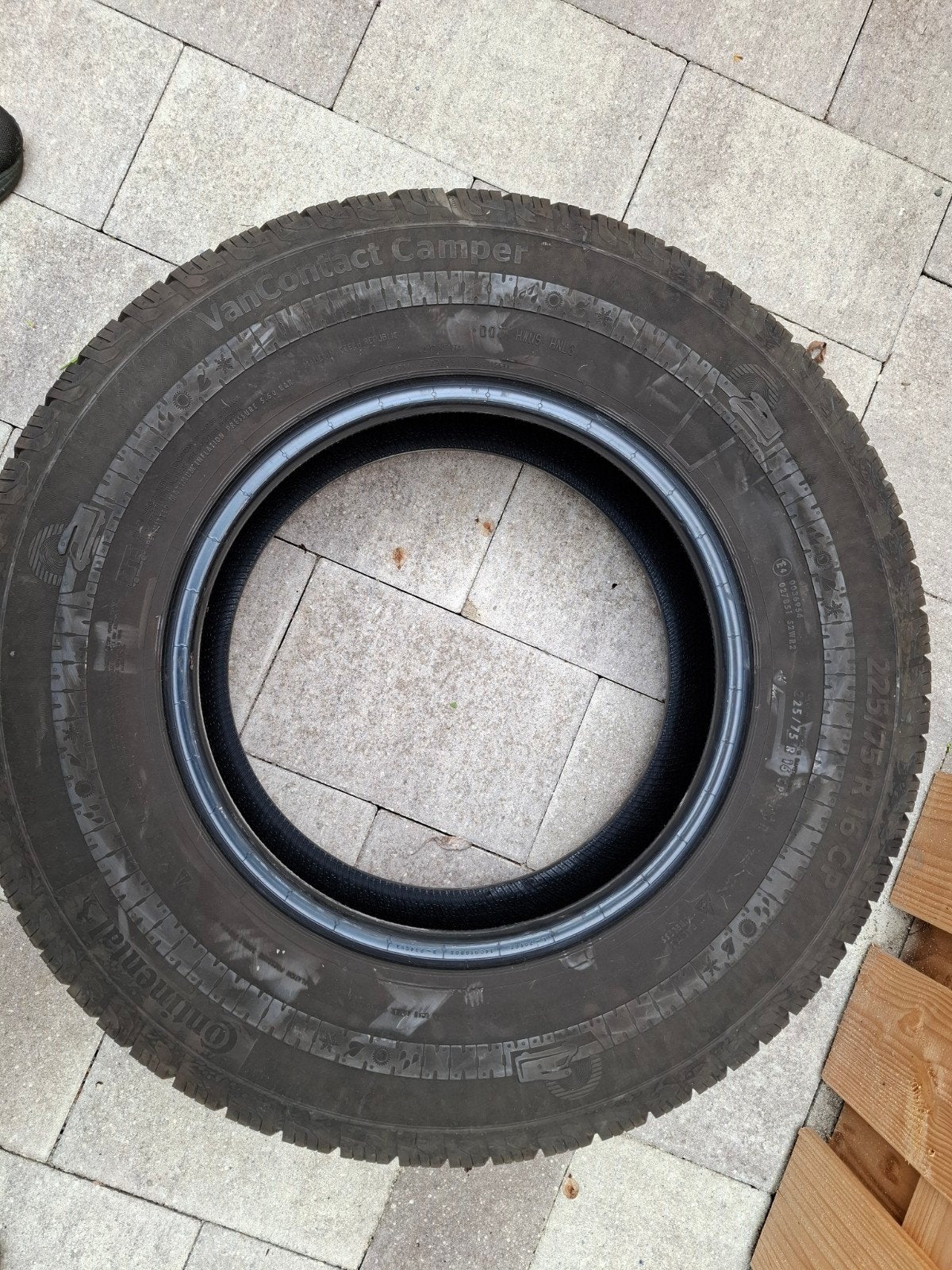 Continental VanContact Camper 225/75 R16 CP All Season, Ophalen, Gebruikt