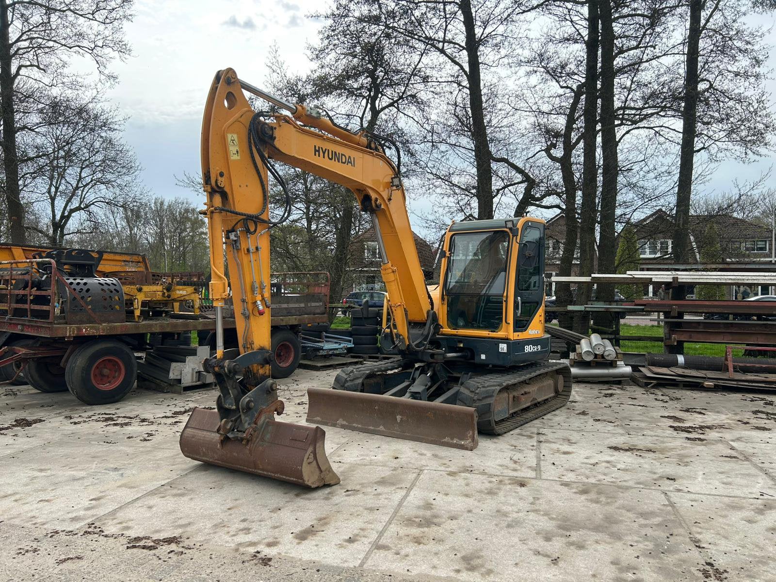 Hyundai 80CR-9 rupsgraafmachine, Ophalen of Verzenden, Graafmachine