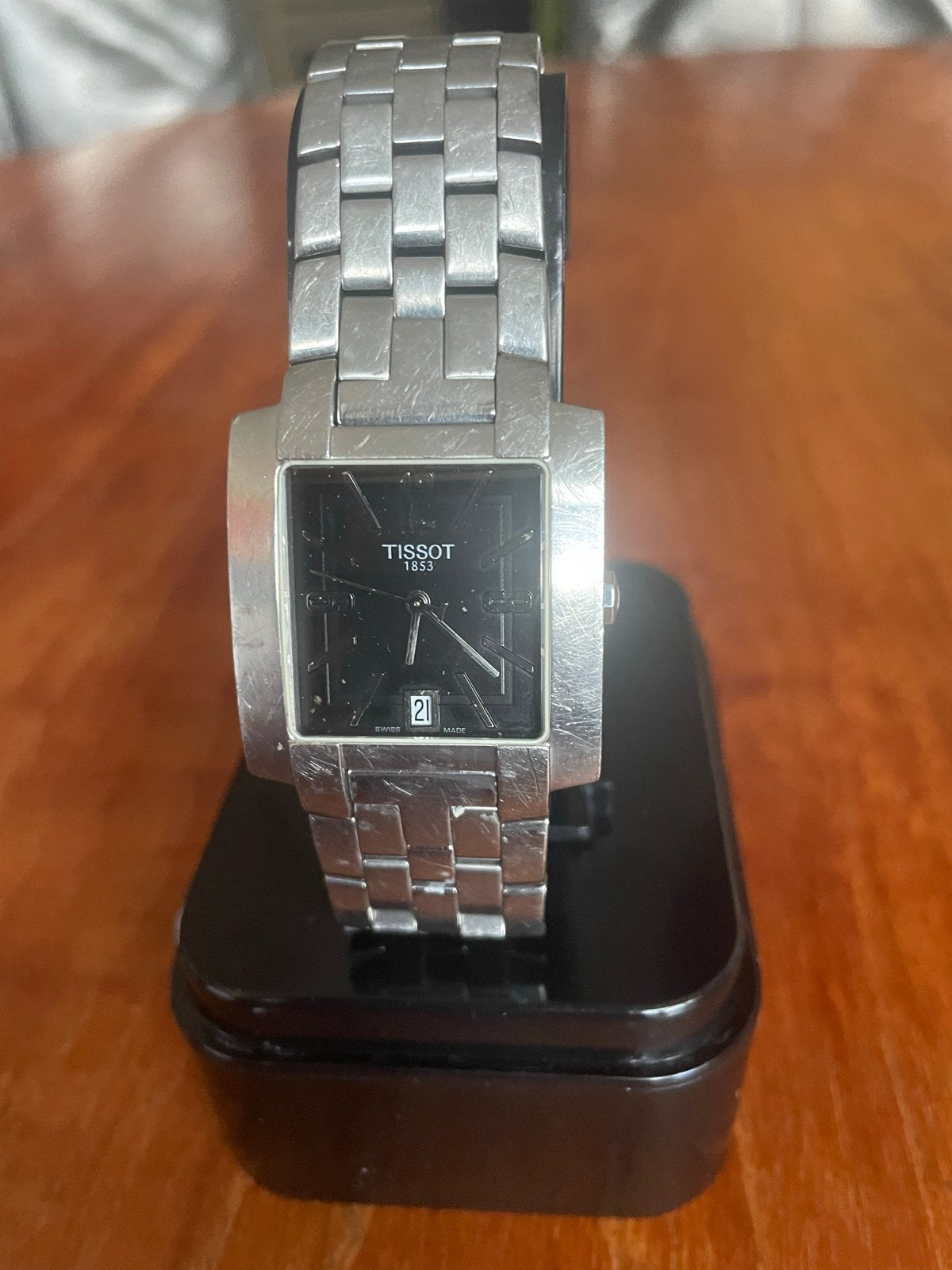 Tissot 1853 Herenhorloge - Roestvrij staal, Saffierglas, Overige merken, Staal, Gebruikt, Staal