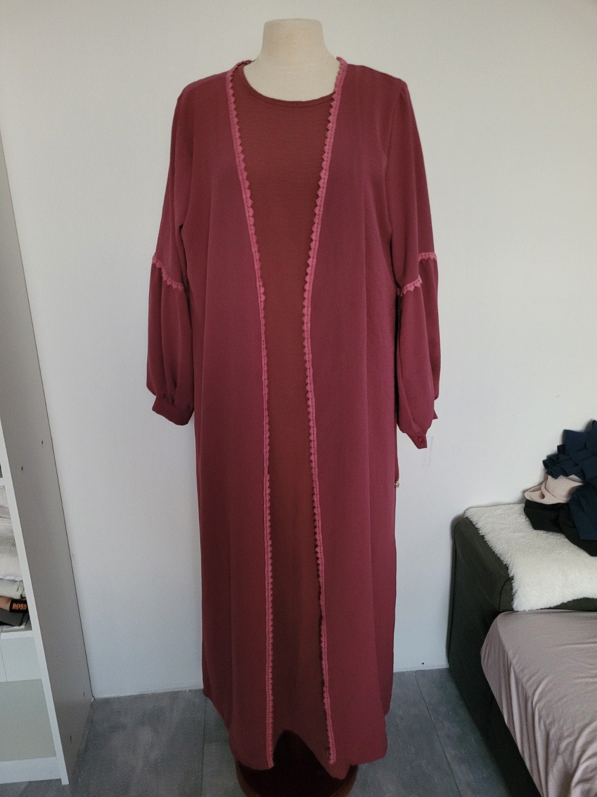 7 stuks Abaya zijn heel weinig gedragen.maat L tot XL, Maat 38/40 (M), Meerkleurig, Ophalen of Verzenden, Onder de knie
