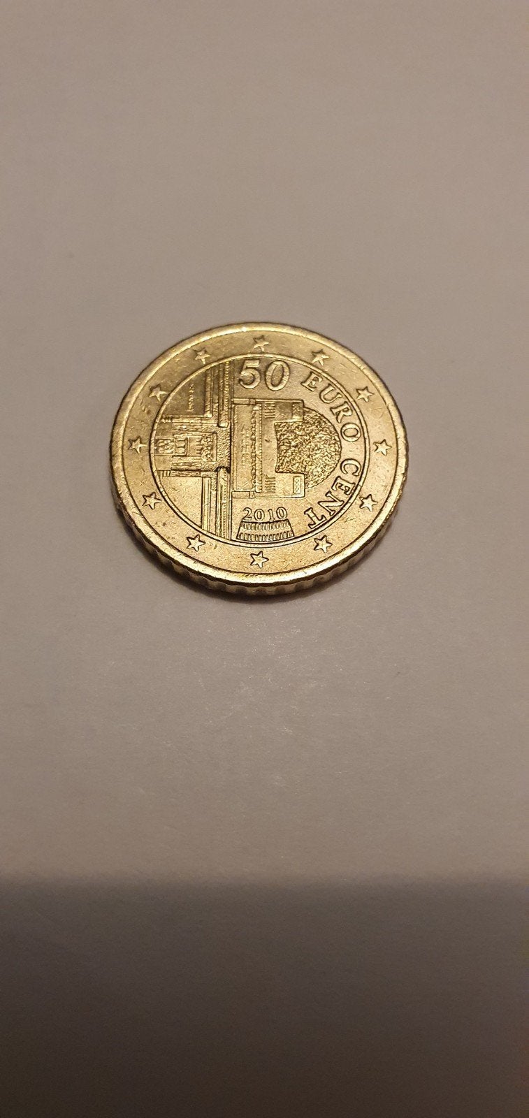 50 Eurocent munt Italië 2010, Verzenden, Italië, 50 cent, Losse munt